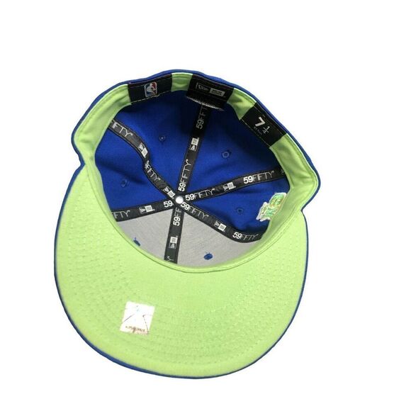 New Era Golden State Warriors Pop Citrus 59FIFTY Fitted Cap Hat Size 7 1/4 - Picture 5 of 5